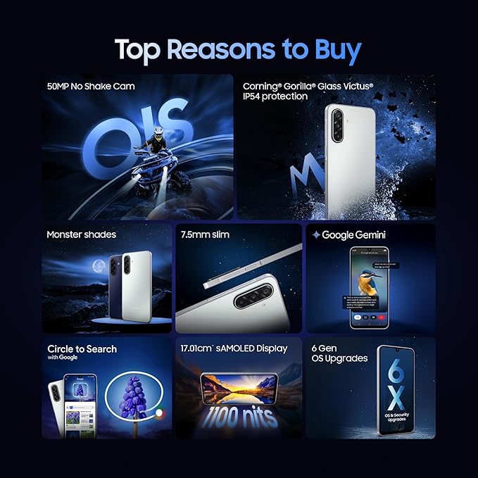 Samsung Galaxy M17 5G (Moonlight Silver, 4GB RAM, 128GB Storage) - Image 3